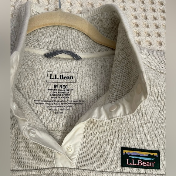 L.L. Bean women’s snap front pullover - Picture 4 of 6